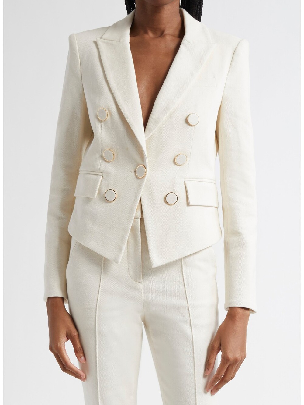 Veronica Beard Diego Stretch Cotton Dickey Jacket